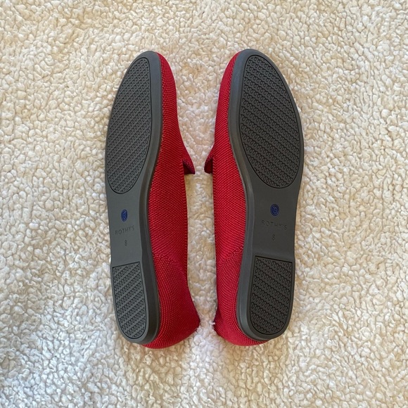 Rothy’s The Loafer Women’s Flats Red Color - Picture 6 of 7